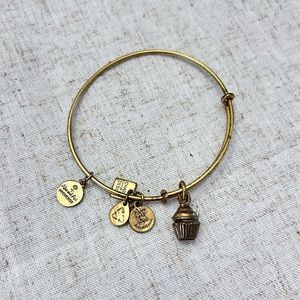 Alex and Ani Cupcake Charm Bracelet